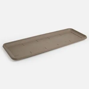 Jardiniere dreptunghiulare din plastic Mocca pentru balcon și grădină