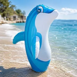 Con gonflabil delfin 70 cm pentru joacă și decor