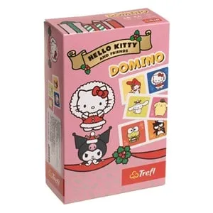 Joc Domino Hello Kitty cu piese din carton