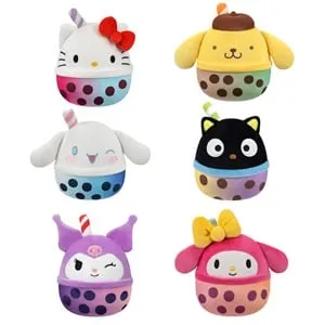 Jucarie Squishmallows Sanrio Hello Kitty și prieteni - Pufoase moale pentru cole