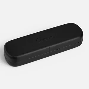 Toc Dreptunghiular Negru Slim pentru Ochelari – poza 2
