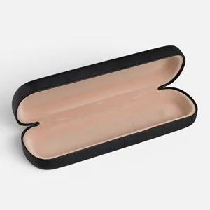 Toc Dreptunghiular Negru Slim pentru Ochelari – poza 3