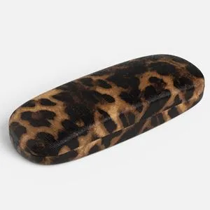 Toc pentru Ochelari Dreptunghiular cu Model Leopard