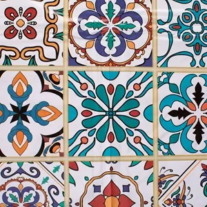 Față de masă cu model mandala, multicolor, 140x180 cm – poza 4