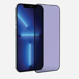 Folie de protectie ecran anti lumina albastra, sticla securizata 9H, pentru iPhone 13/13 Pro/14/14 Pro/15/15 Pro/16