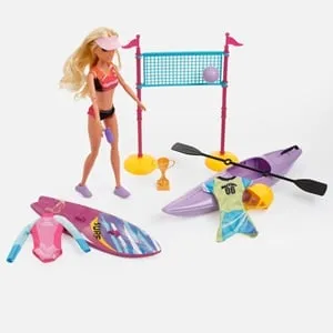 Set de jucării pentru sporturi nautice și plajă - Beach Volley și Canoe