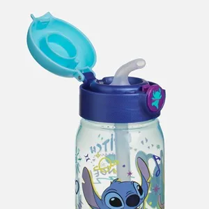 Sticlă de apă pentru copii Stitch & Angel 510ml cu capac pop-up – poza 3
