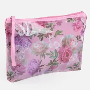 Portfard PVC Lila Floral 30x21cm