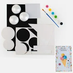 Set Creativ cu Acuarele si Pensula, 13 piese, Multicolor