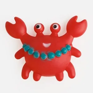 Jucarie pentru Animale de Companie Crab Rosu cu Sunet 13cm – poza 2