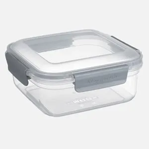 Caserola ermetică patrată din plastic pentru depozitarea alimentelor