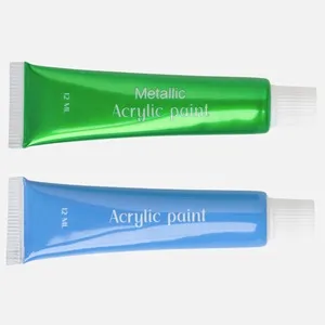Set 36 Vopsele Acrilice 12ml Mate si Metalizate pentru Pictura – poza 3