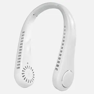 Ventilator de gât cu USB, 3 trepte, Alb