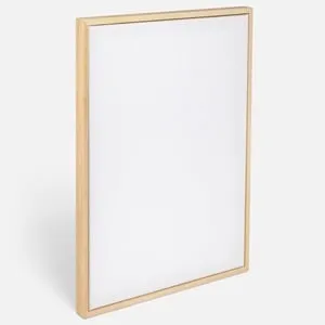 Canvas alb cu ramă lemn 40x40 cm pentru decor perete – poza 2