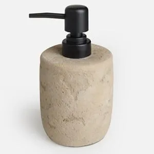 Dozator sapun lichid din ciment bej 270ml cu pompă