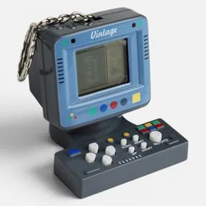 Breloc cu joc electronic retro cu ecran LCD