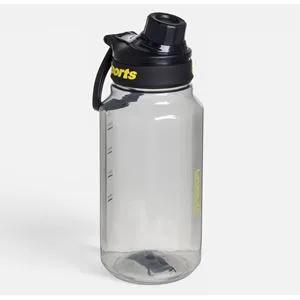 Sticlă de apă din plastic gri fumuriu, 750 ml, fără BPA