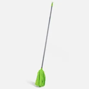Mop din Microfibra Verde Lime cu Coada 150g, Absorbtie Mare – poza 2