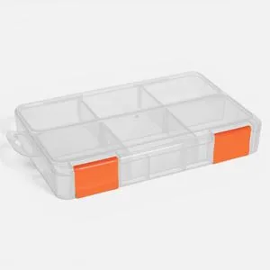 Organizator plastic 6 compartimente reglabile pentru obiecte mici