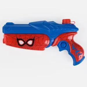 Pistol de apă cu model pânză de păianjen, 25 cm, roșu și albastru