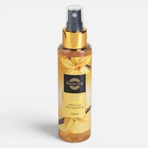 Body Mist Radiant cu Arome de Vanilie și Macadamia cu Strălucire