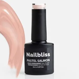Ojă semipermanentă pastel salmon 8 ml