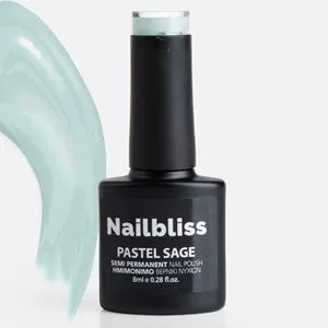 Oja semipermanentă verde pastel, 8 ml, pentru unghii