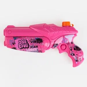 Pistol de Apă Graffiti Roz Fucsia 25cm pentru Distracție