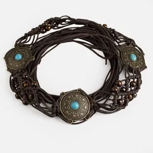 Curea Boho cu Elemente Metalice pentru Femei