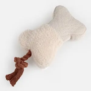 Jucarie pentru caini os cu sunet si sfoara 21 cm – poza 2