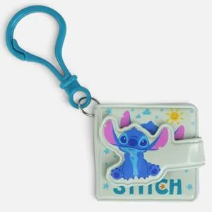 Breloc Stitch cu mini caiet si accesorii pentru geanta