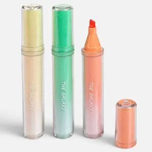 Evidentiator cu Glitter, Set 3 Culori Neon pentru Highlighting