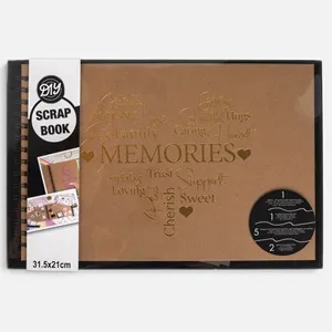 Album Scrapbook cu Folie Aurie Make Memories 31,5x21cm, 60 Pagini – poza 5