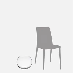 Bol decorativ rotund din sticlă transparentă, Ø29x22,5 cm – poza 5