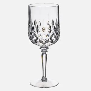 Pahar pentru vin cu picior, model diamant