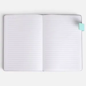 Carnet A5 cu spirala si coperta PU mov, 70 file, inchidere magnetica – poza 3