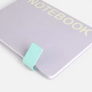 Carnet A5 cu spirala si coperta PU mov, 70 file, inchidere magnetica – poza 4