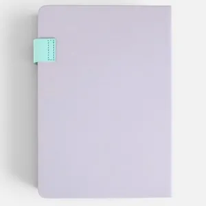 Carnet A5 cu spirala si coperta PU mov, 70 file, inchidere magnetica – poza 5