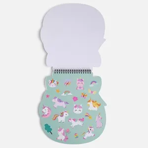 Bloc de Desen cu Decupaj Unicorn 26x28cm si Autocolante - 40 File – poza 3