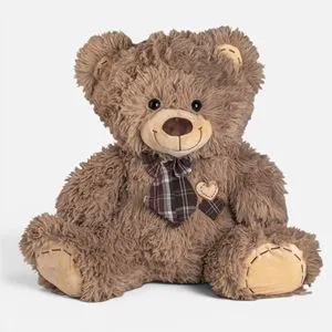 Teddybear de plasă maro deschis 55cm