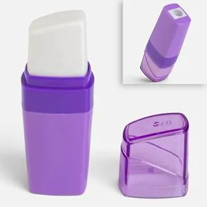 Radiera cu Ascutitoare 2 in 1, Mov-Lila, Plastic