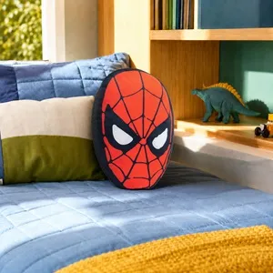 Pernă decorativă pentru copii cu model cap Spiderman, 23x35 cm – poza 3