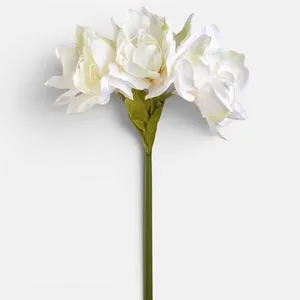 Floare Artificiale Amaryllis Alba 72cm – Decor Elegant