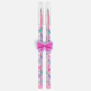 Creioane Fancy cu Mine de Rezerva si Radiera Funda, Set 2 Bucati