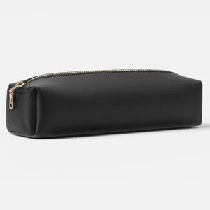 Penar cilindric neagră din piele artificială 20x5,5x5cm