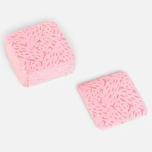Dischete de Curatare Roz 5x5cm - 50buc pentru Demachiere si Manichiura