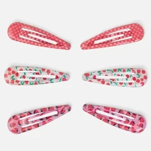 Clame de Par Fructe Colorate pentru Copii 5cm - Set 6 Bucati – poza 2