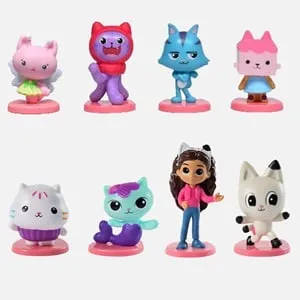 Set de 8 figurine Gabby's Dollhouse pentru colecționari