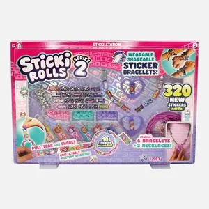 Set de bijuterii cu autocolante, 320 buc, Multicolor