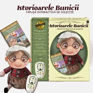 Jucărie interactivă cu povești și tradiții românești